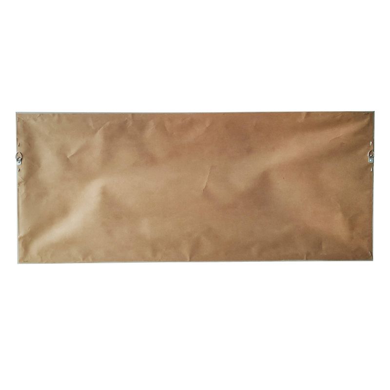 19" x 45" Rings Floating Framed Wall Canvas Blue - Gallery 57