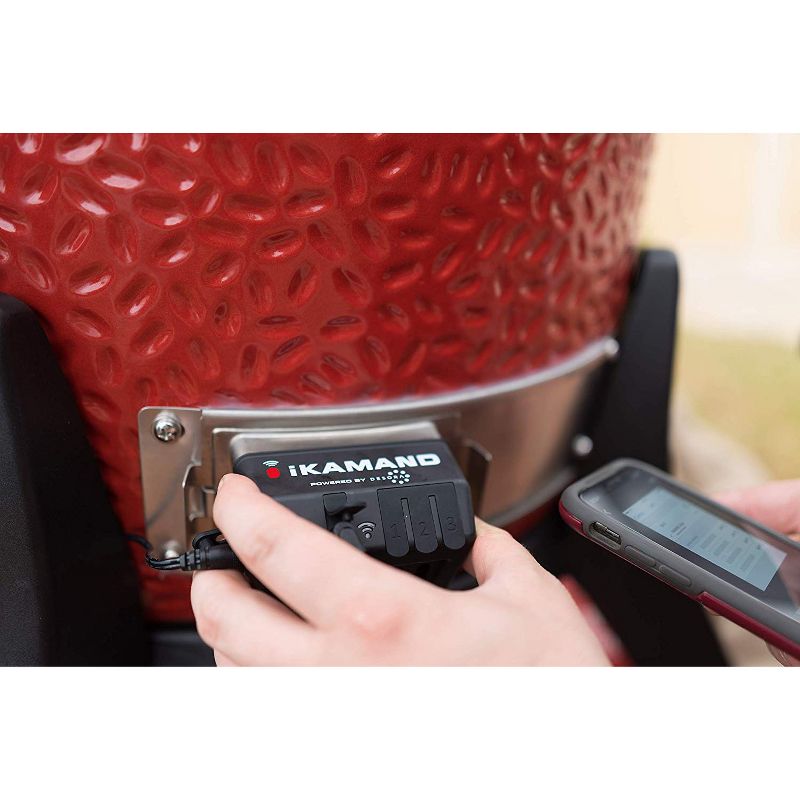 Kamado Joe High-Tech Classic iKamand Smart Technology Temperature Control Outside Grill Monitoring Device