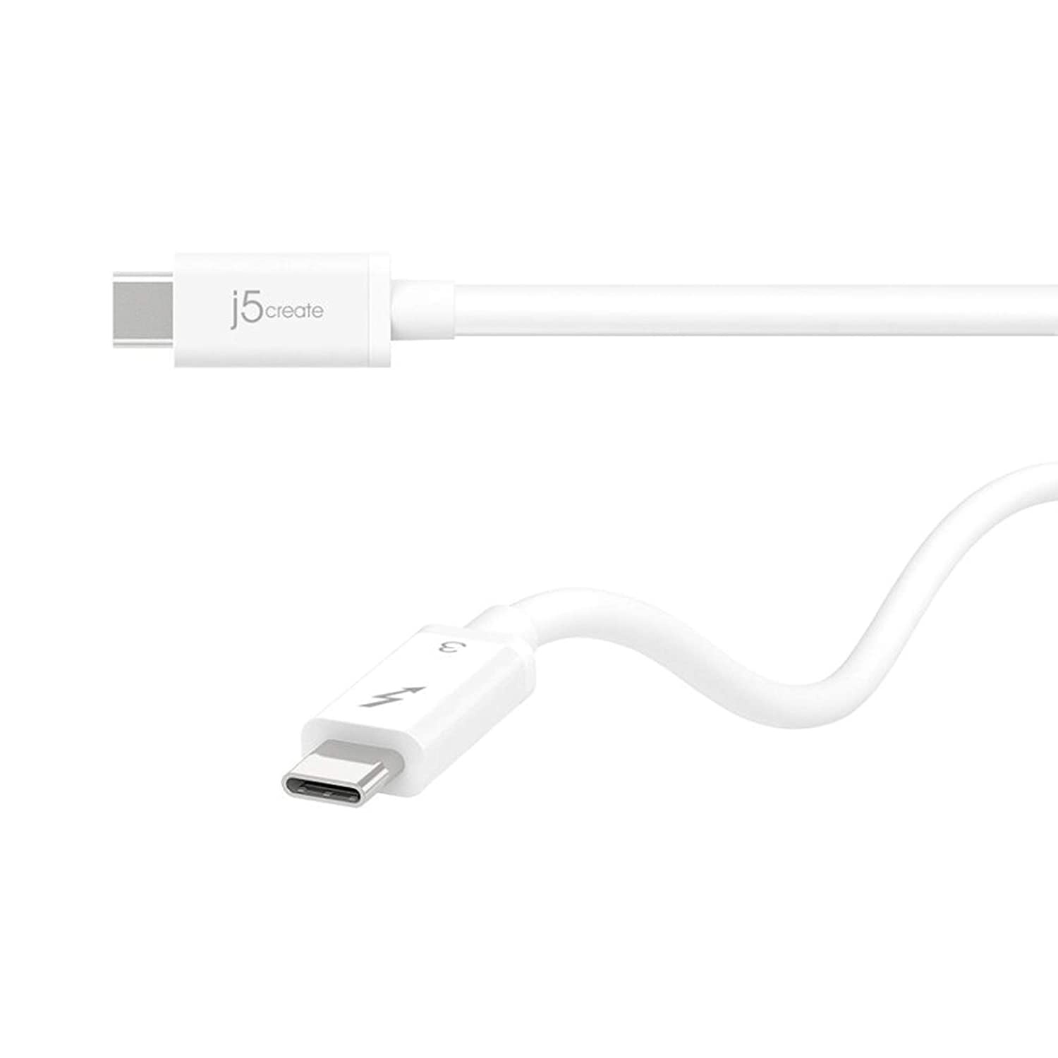 FVH Thunderbolt 2 Port Male to Male Video Data Cable for MacBook & SSD & Displays TB-004-WH
