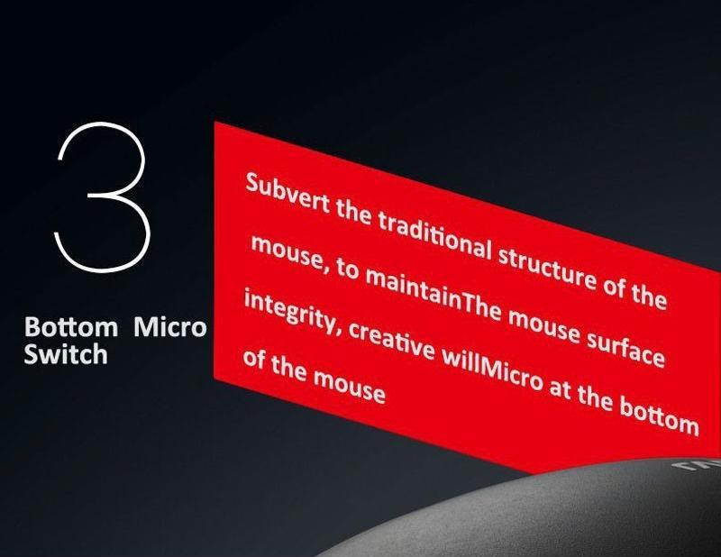 Funtech USB Wireless Laser Touch Mouse Durable Computer Mouse Souris sans fil Silent Gestures Magic Gaming Mouse raton inalambrico