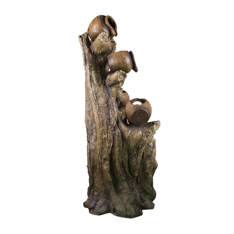 Ceramic Cascading Vines Garden Fountain - Acorn Hollow