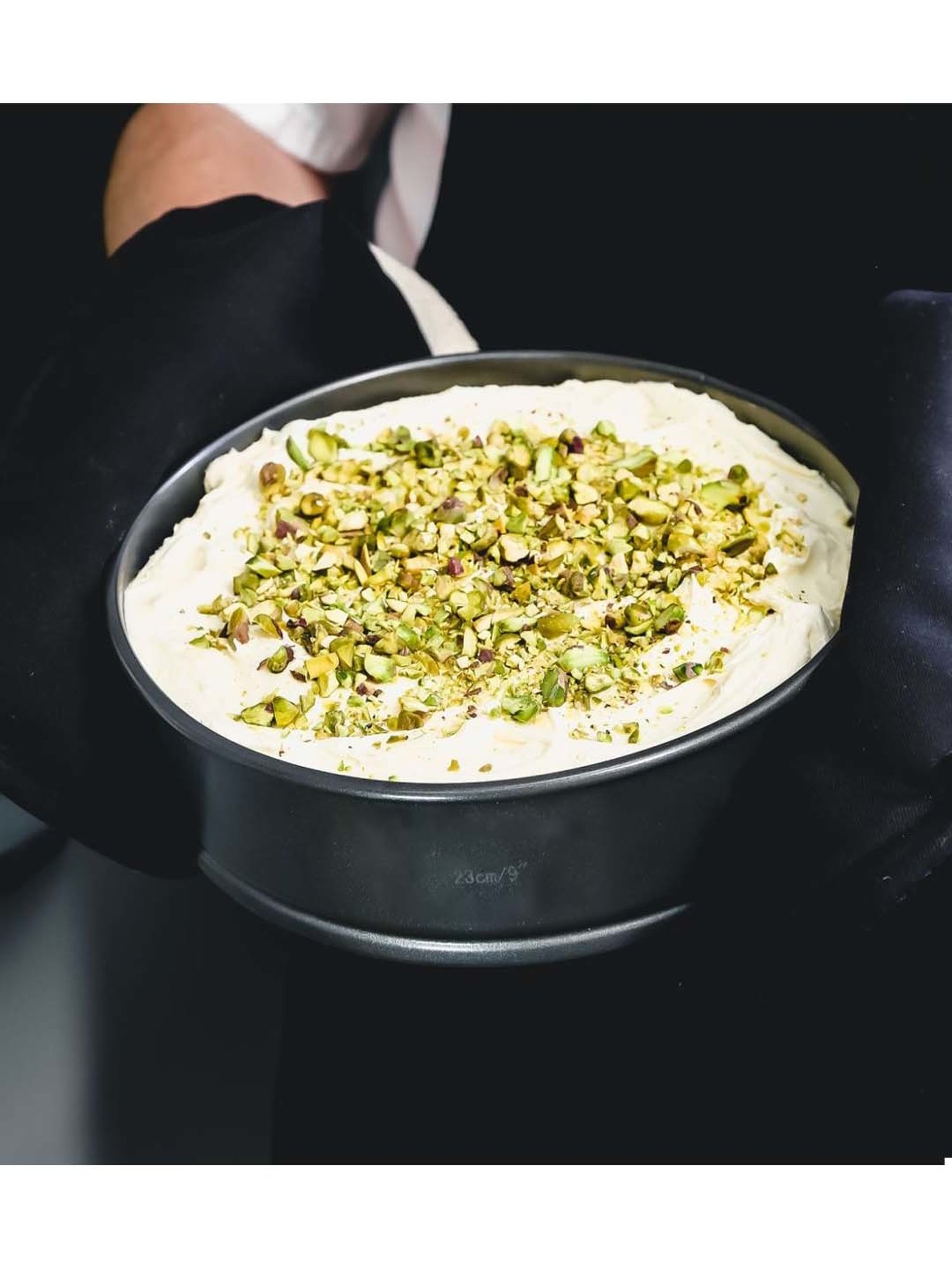 MasterClass Grey Carbon Steel Non-Stick Deep Cake Pan