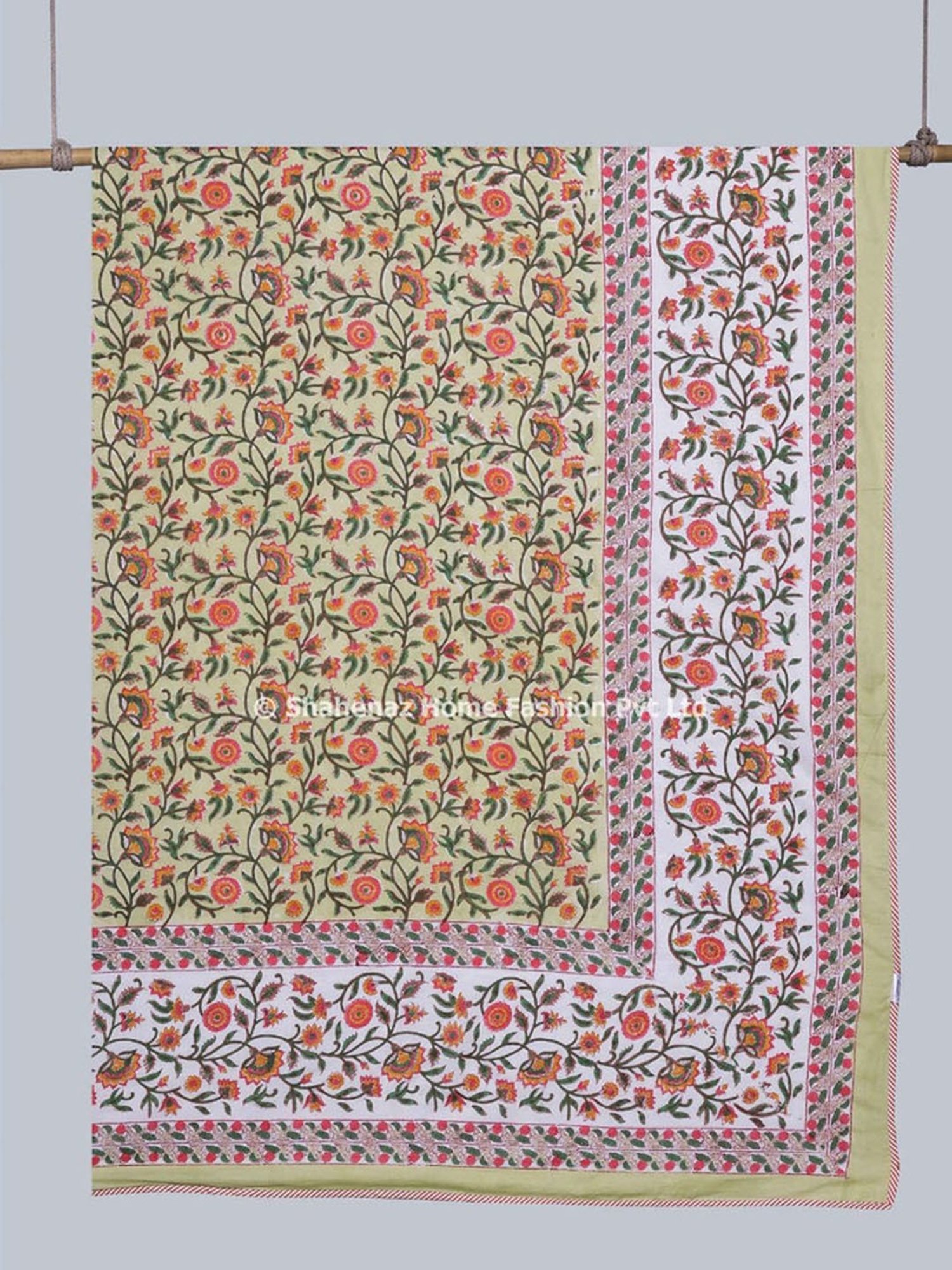 JaipurFabric Green Cotton 150 GSM Reversible Ac Dohar