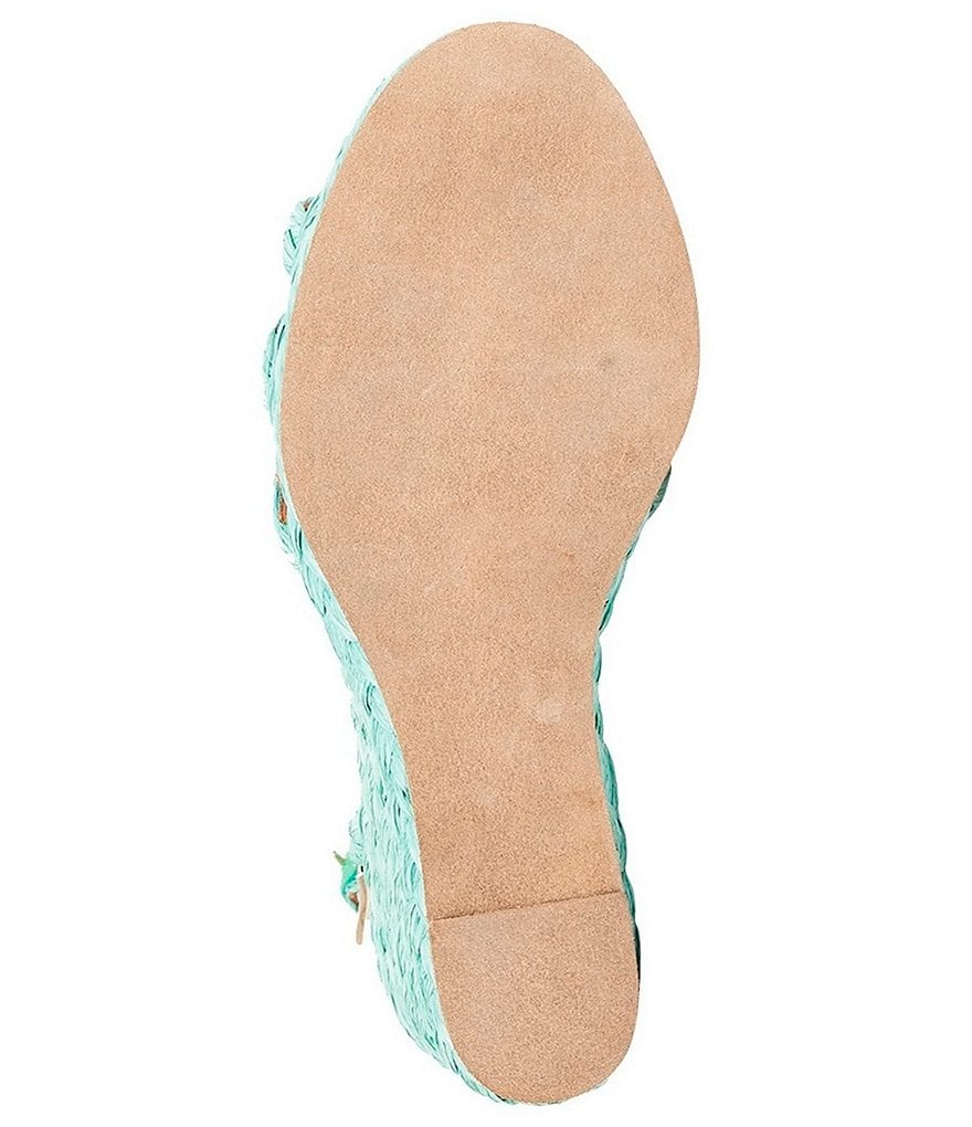 Andre Assous Madina Woven Raffia Espadrille Sandals
