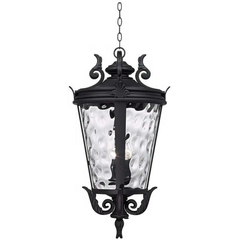 Bel Air Lighting Outdoor Hanging Pendant Black
