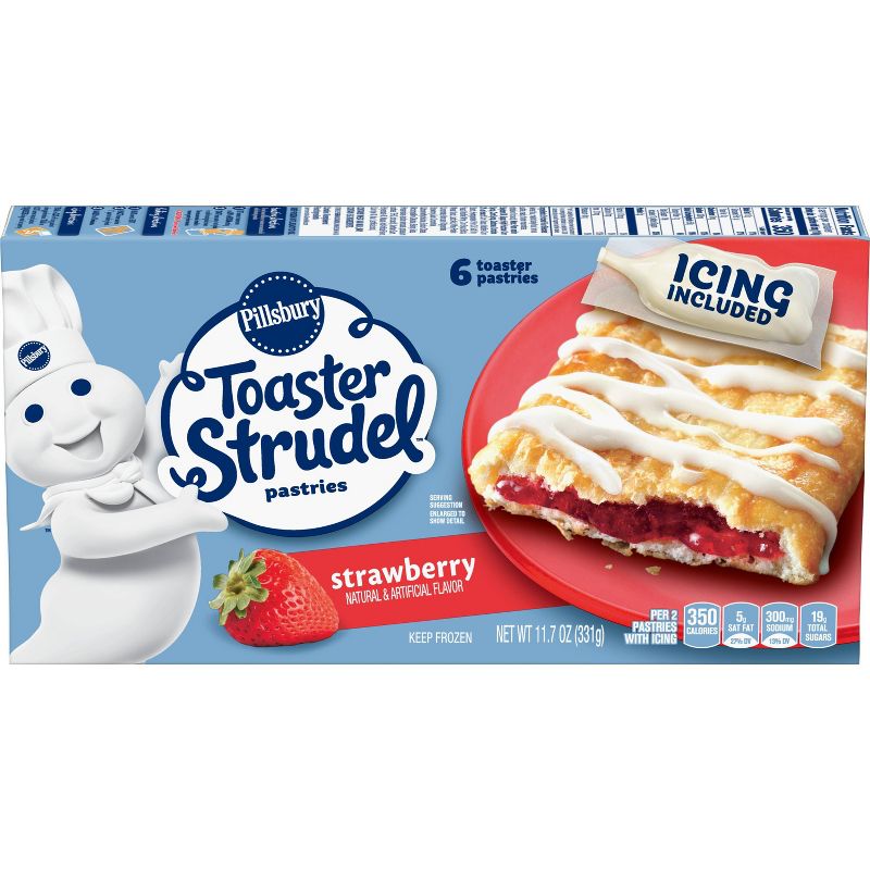 Pillsbury Strawberry Frozen Toaster Strudel - 6ct/11.5oz