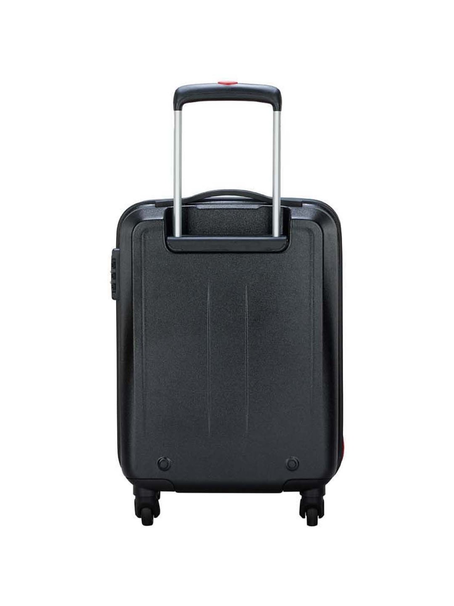 Skybags Marvel Red & Black Textured Hard Small Trolley Bag - 36 cm