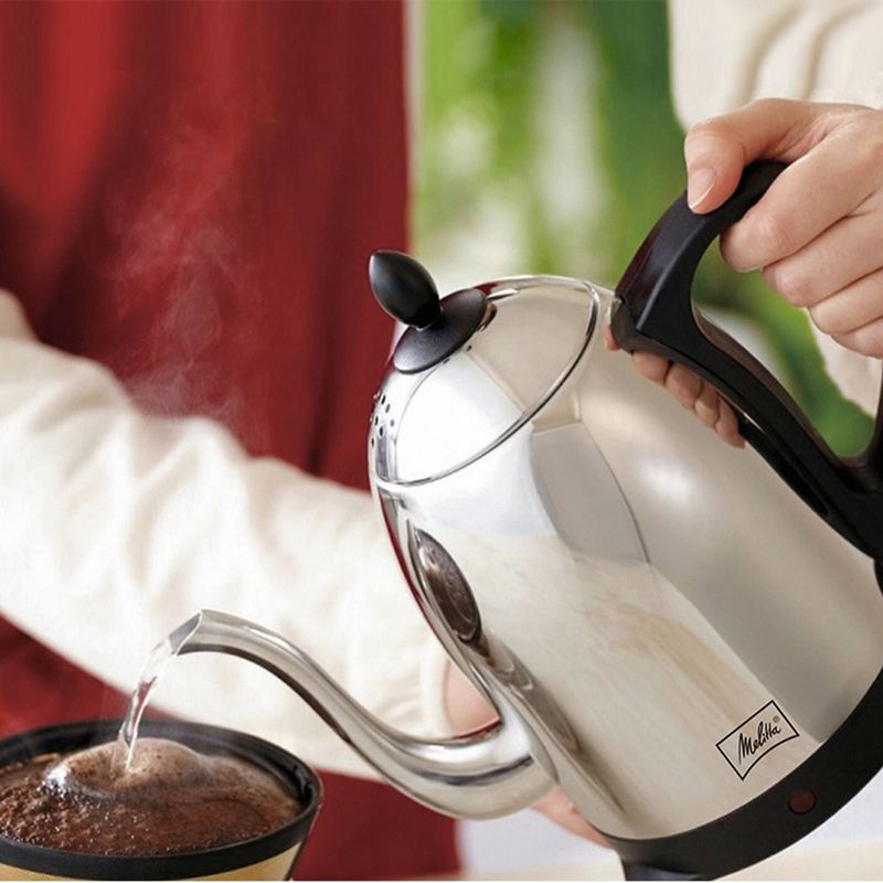Melitta Aroma Pour Over Goose Neck Kettle Stainless Steel