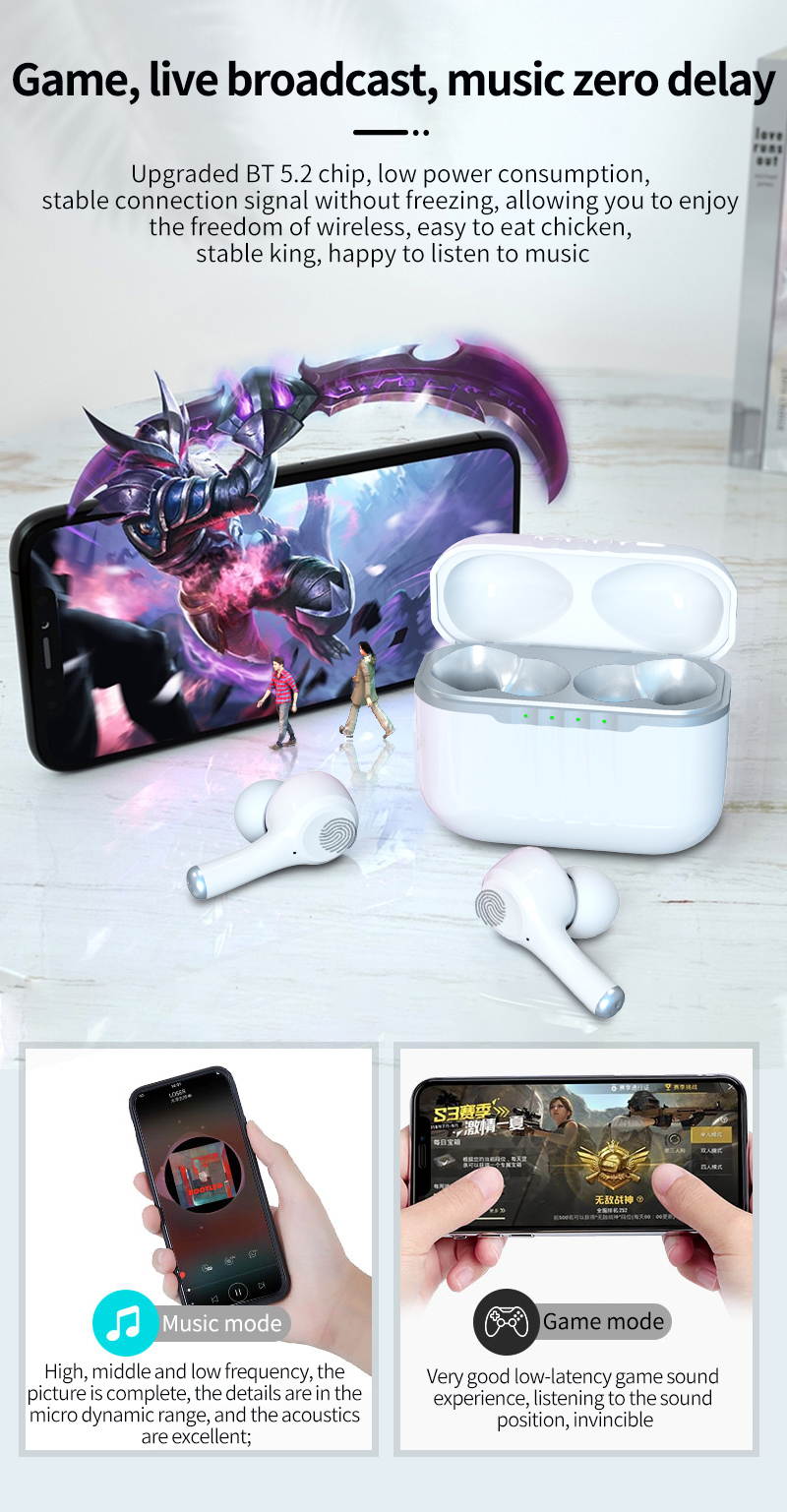 Wireless Earbuds,Wireless Headphones,Wireless Bluetooth Earbuds, Waterproof Headset, Binaural Stereo Bluetooth Earphones, Anc In-Ear Bluetooth Headphones,For Sports/Driving/Travel