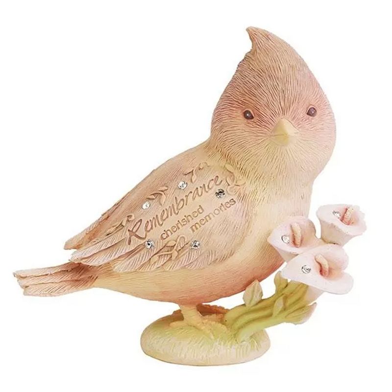 Foundations 4.0" Remembrance Bird Cherished Memories  -  Decorative Figurines
