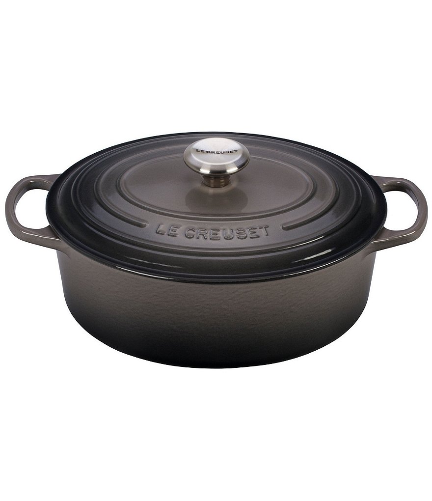 Le Creuset 5-Quart Signature Oval Dutch Oven with Stainless Steel Knob
