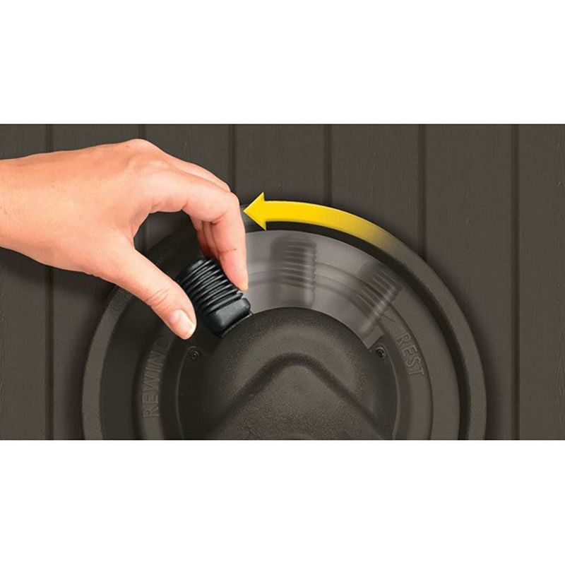 Suncast Swivel Smart Trak Hose Hideaway 225 Foot Hose Reel Storage Bin (3 Pack)