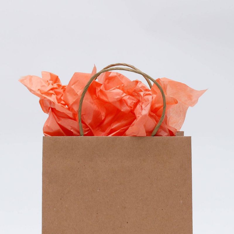 8ct Paper Tissues Coral Pink - Spritz™