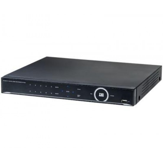 3R Global Tribrid 16CH DVR System, Prestige Series HD TVI, HD AHD, 960H auto Detect (HDD: 3TB)