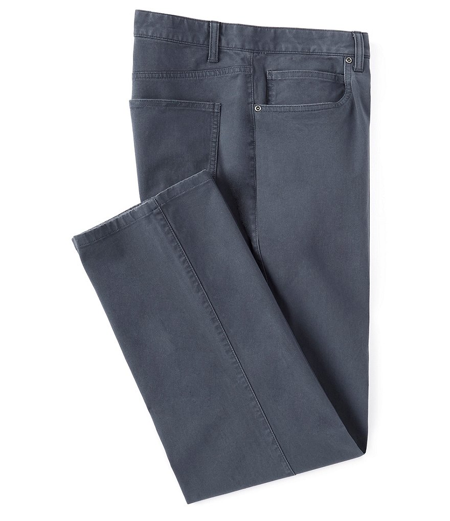 Roundtree & Yorke Flat-Front 5 Pocket Pants