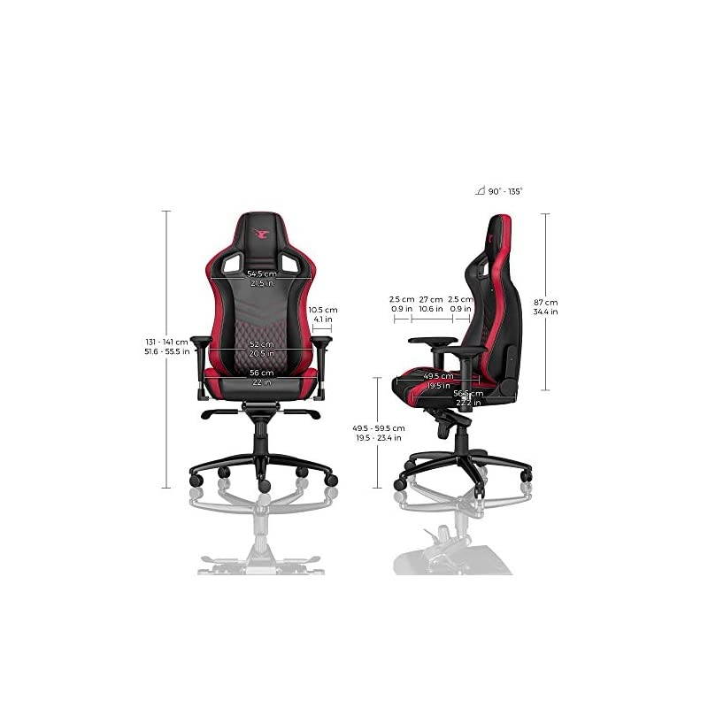Epic Gaming Chair - Office Chair - Desk Chair - PU Hybrid Leather - Java Edition