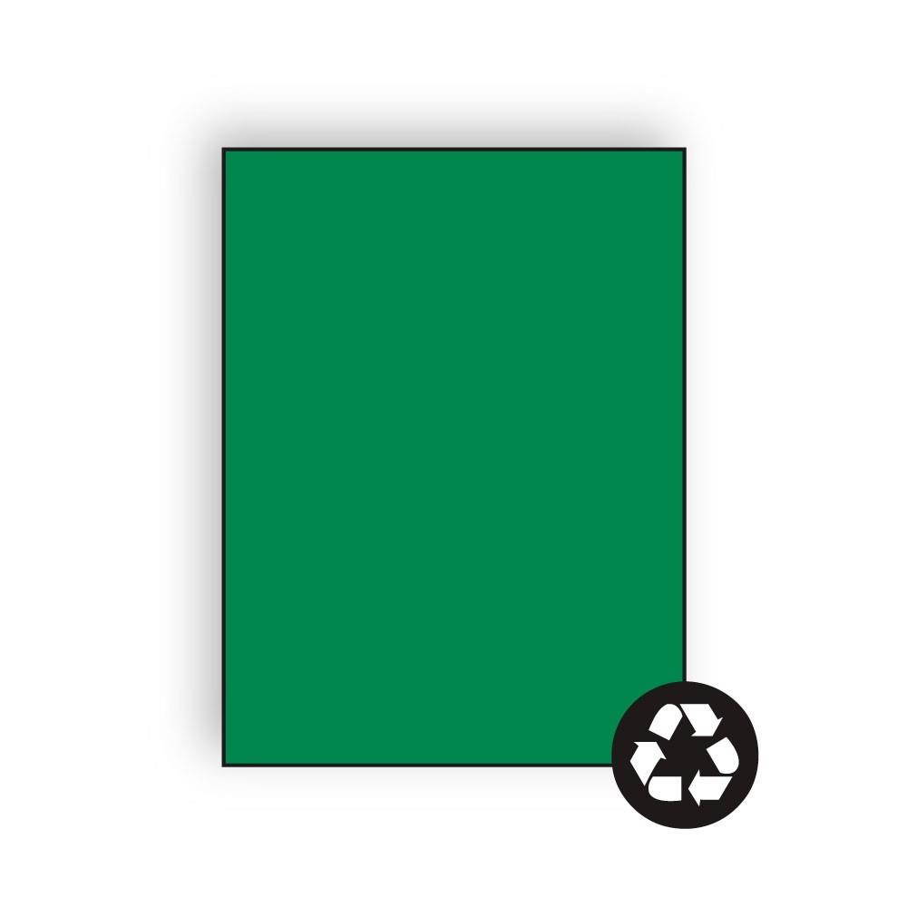 Letterhead, 11" x 17", 24#, Recycled, Brightly Colored Green, Acid Free (Box of 500)