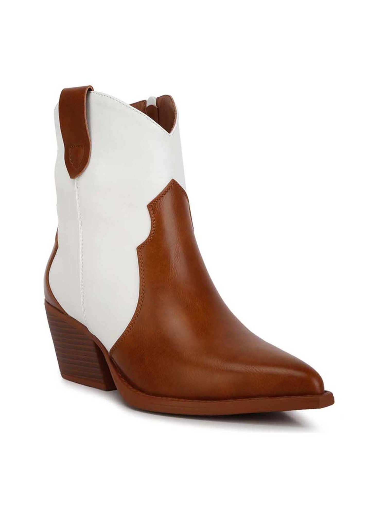 London Rag Women's Tan Cowboy Boots