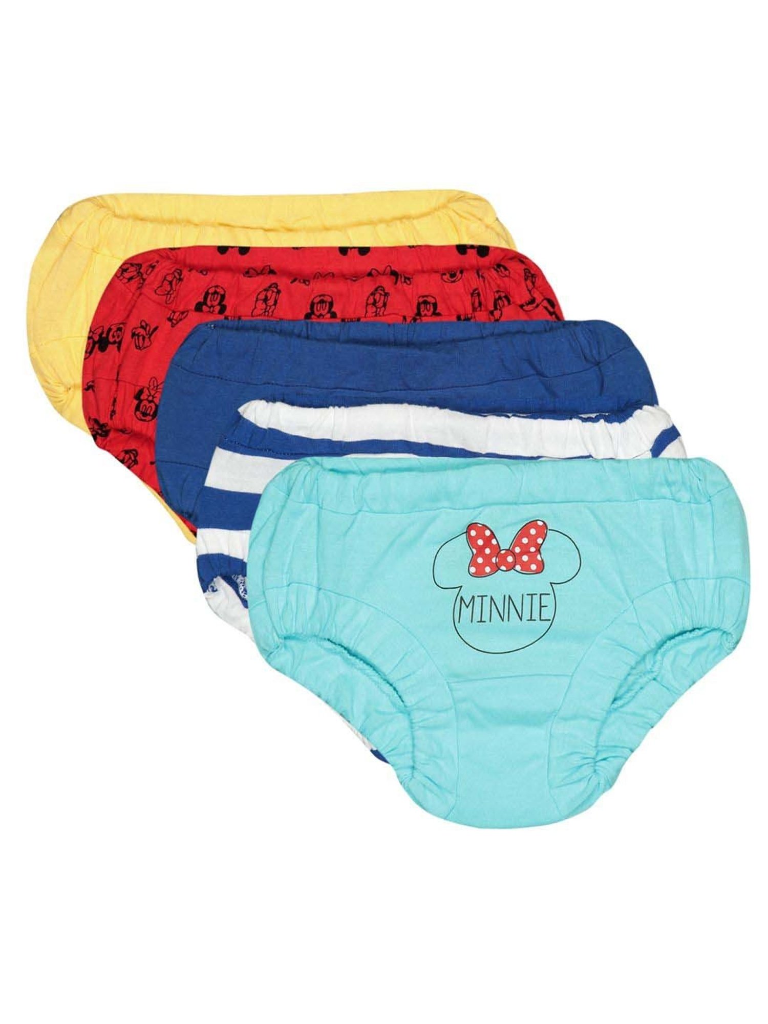 Bodycare Kids Multicolor Cotton Printed Brief (Pack of 5) - Assorted