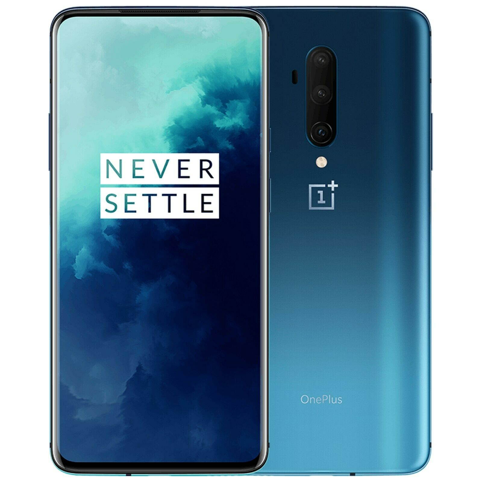 OnePlus 7T Pro Dual-SIM 256GB/8GB RAM (GSM, CDMA) Factory Unlocked 4G/LTE Android Smartphone - Haze Blue