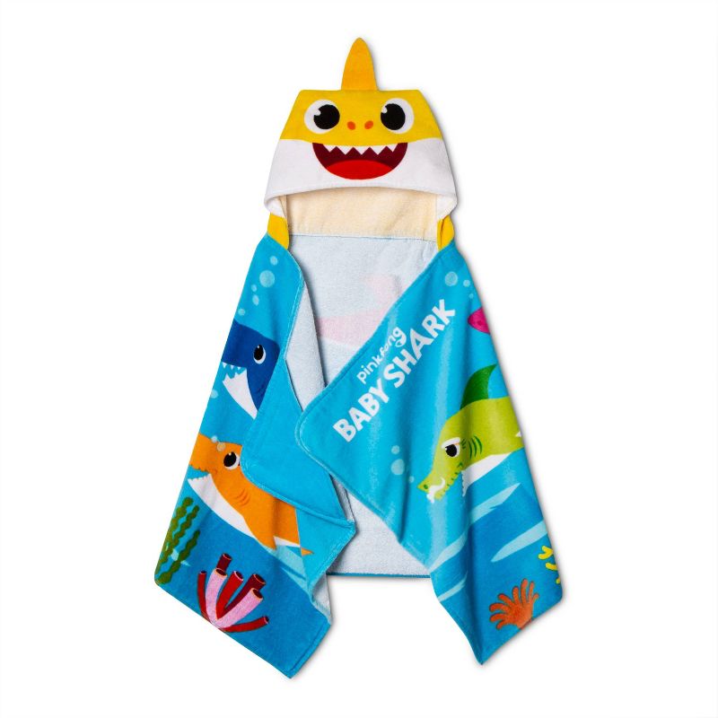 Baby Shark Fun Excursion Hooded Towel