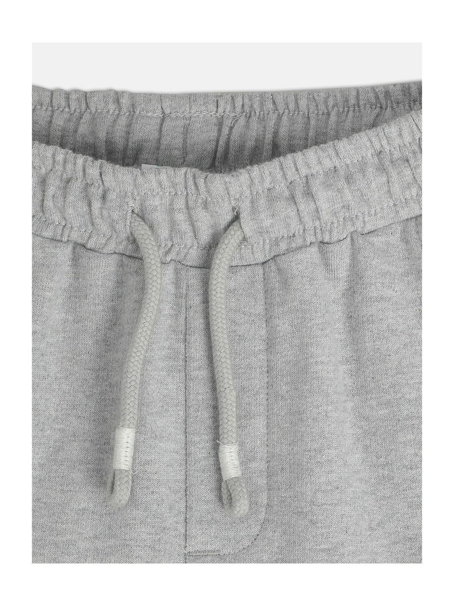 MINIKLUB Kids Grey Solid Shorts
