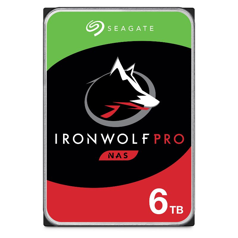 Seagate IronWolf Pro 6TB NAS Internal HDD - CMR 3.5in SATA 7200 RPM (ST6000NE000)