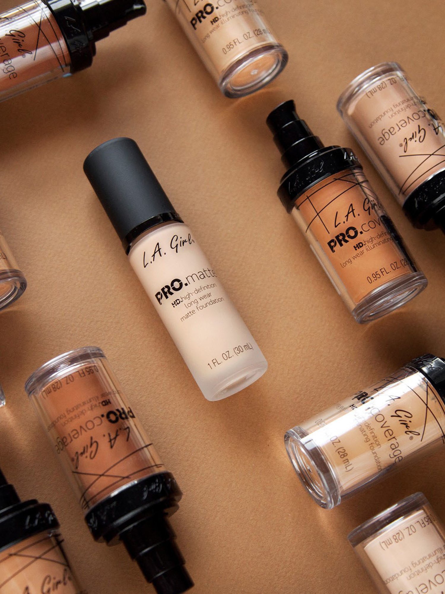 L.A. Girl PRO Coverage HD Foundation Tan - 28 ml