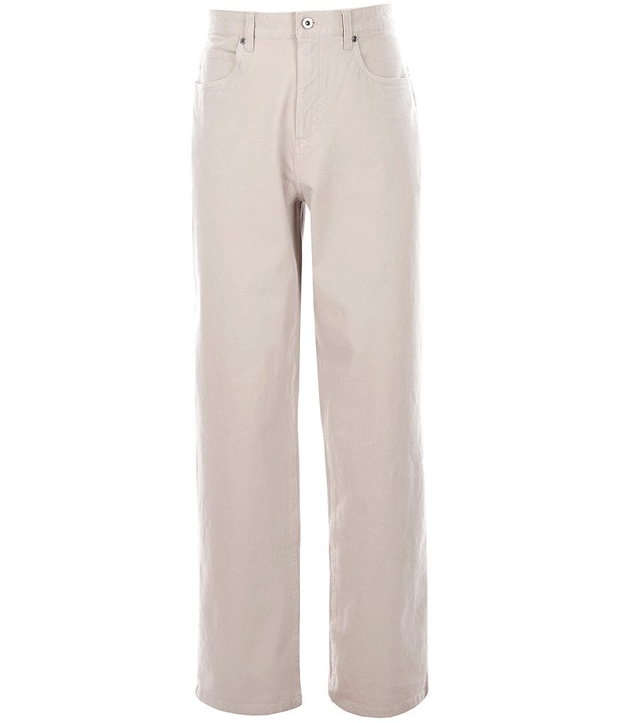 Roundtree & Yorke Flat-Front 5 Pocket Pants