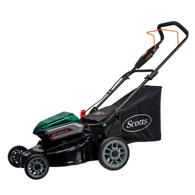 Scotts 19" 40V Cordless Lawn Mower with LED Lights
