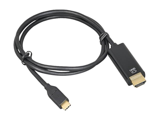 Kaybles USB 3.1 Type C To HDMI Cable 4K@60HZ, 6ft. M-M, Black USB-C to HDMI adapter Cable