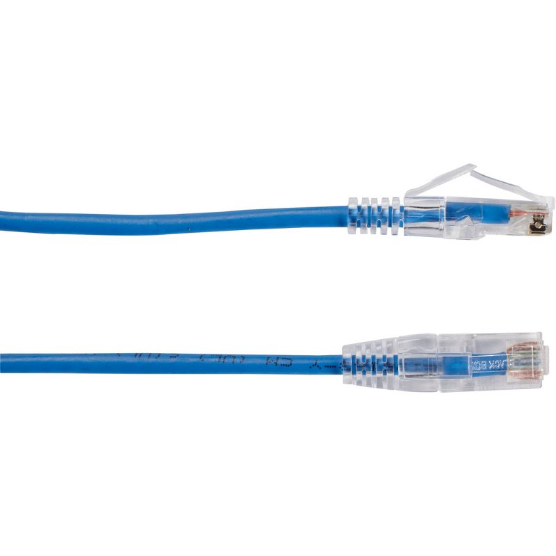 Black Box Slim-Net Cat.6a Patch UTP Network Cable - 10 ft Category 6a Network Cable for Patch Panel, Network Device