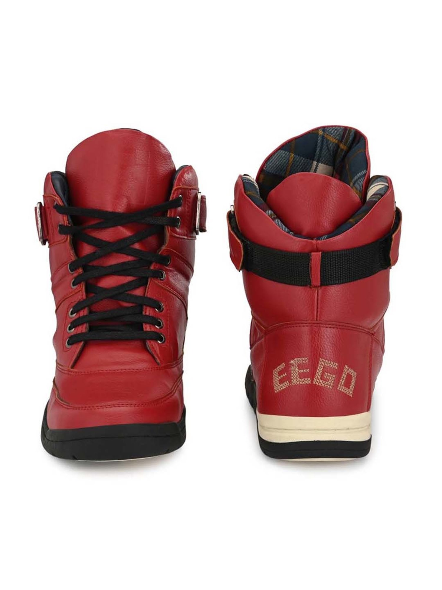 Eego Italy Men's Red Casual Boots