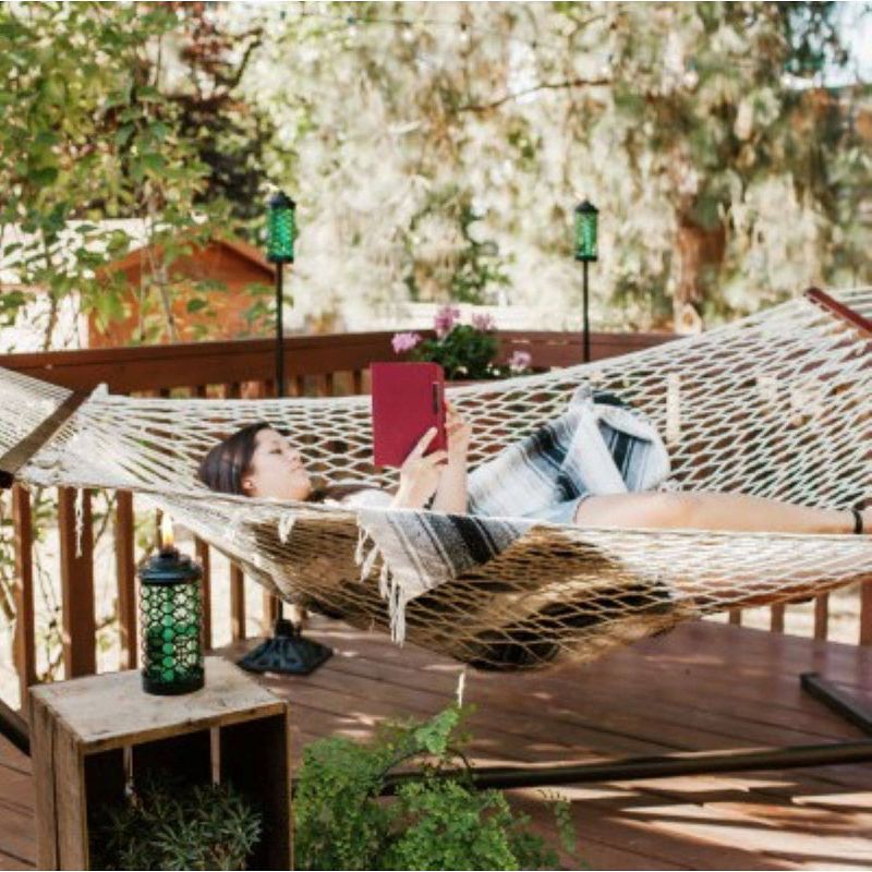 65'' Convertible Glass Torch - Honeycomb Blue - TIKI