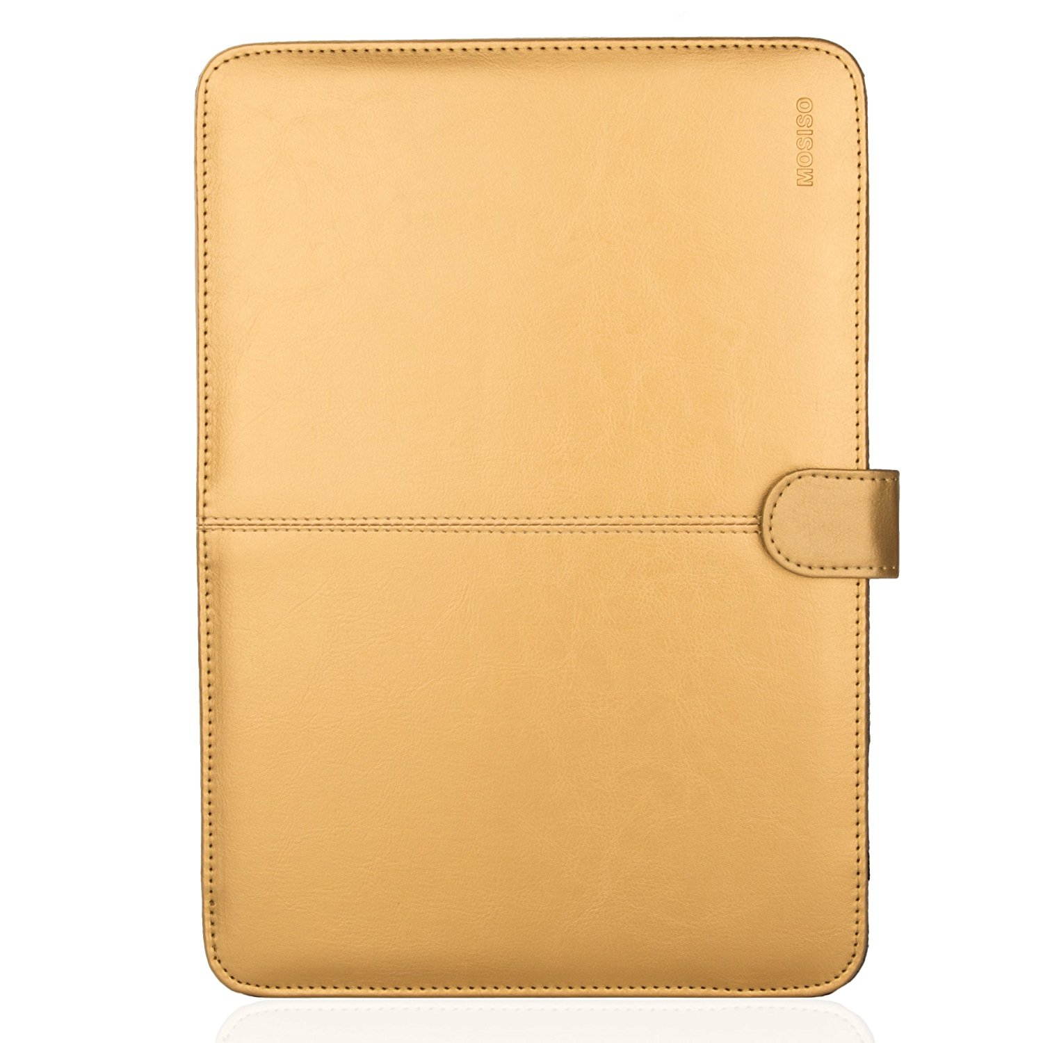 Mosiso Retina 15-Inch Premium Quality PU Leather Book Cover Clip On Sleeve Case Cover for MacBook Pro 15.4" with Retina Display A1398 (No CD-Rom Drive) with One Year Warranty