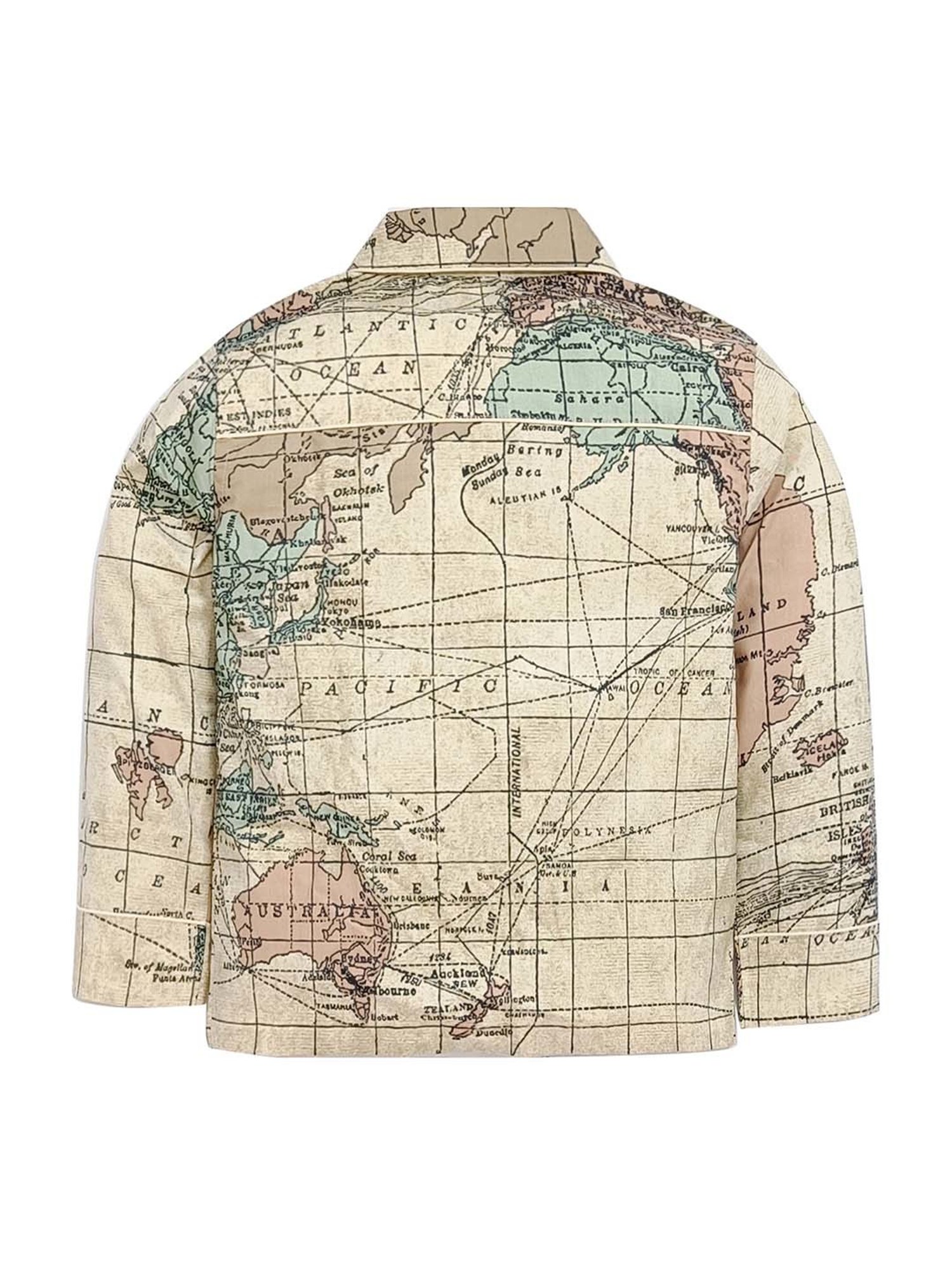 Cherry Crumble by Nitt Hyman Boys Brown & Green Printed Full Sleeves Top Set