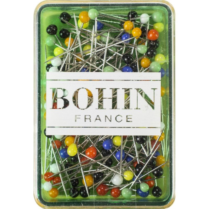 Bohin Glass Head Applique Pins-Size 12 150/Pkg