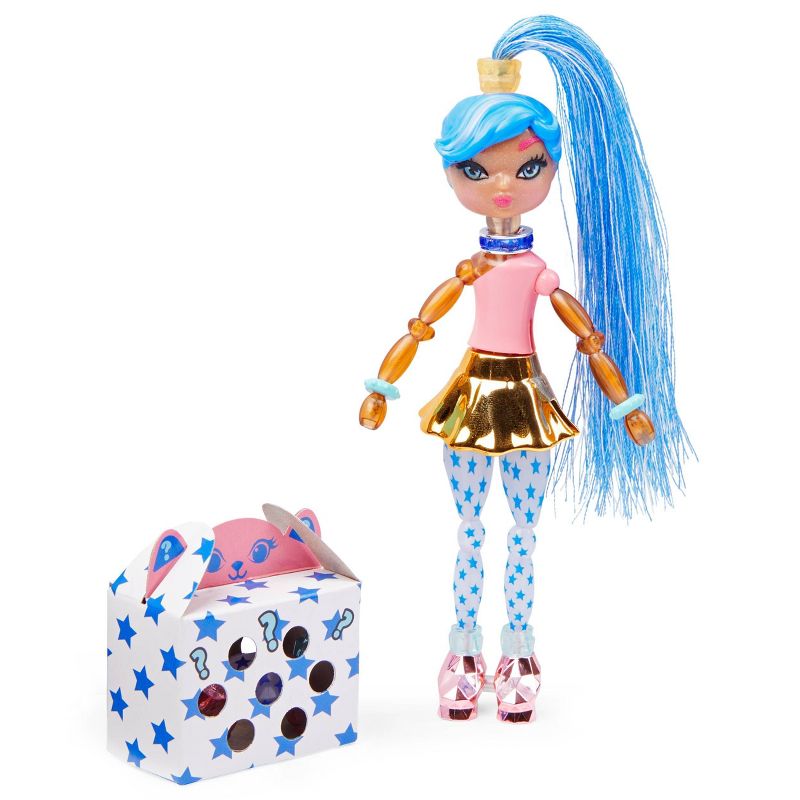 Twisty Girlz Series 2 Ebon E. Transforming Doll to Bracelet with Mystery Twisty Petz