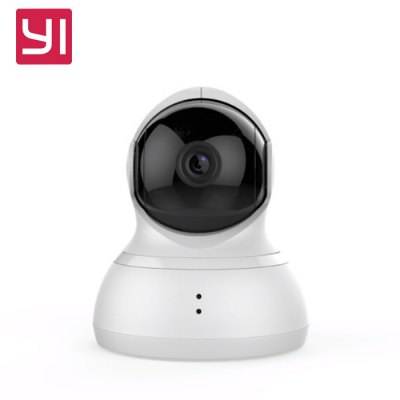 YI Dome Camera 1080p HD Pan/Tilt/Zoom 112&deg; Wide-angle 2-way Audio Wireless 360&deg; Complete Coverage  infrared LED Night Vision Auto-Cruise, 4x zoom, IP Security Surveillance System, White (US Edition)