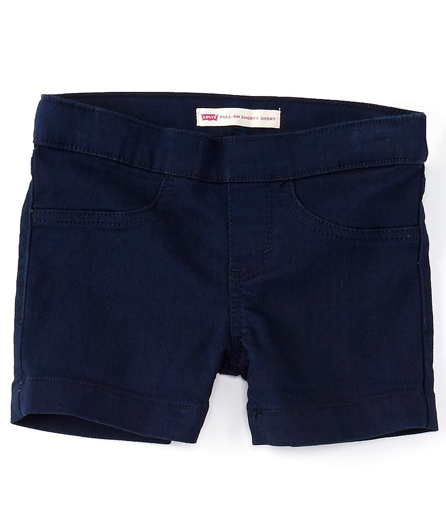Levi's&reg; Big Girls 7-16 Pull-On Shorty Sateen Denim Shorts