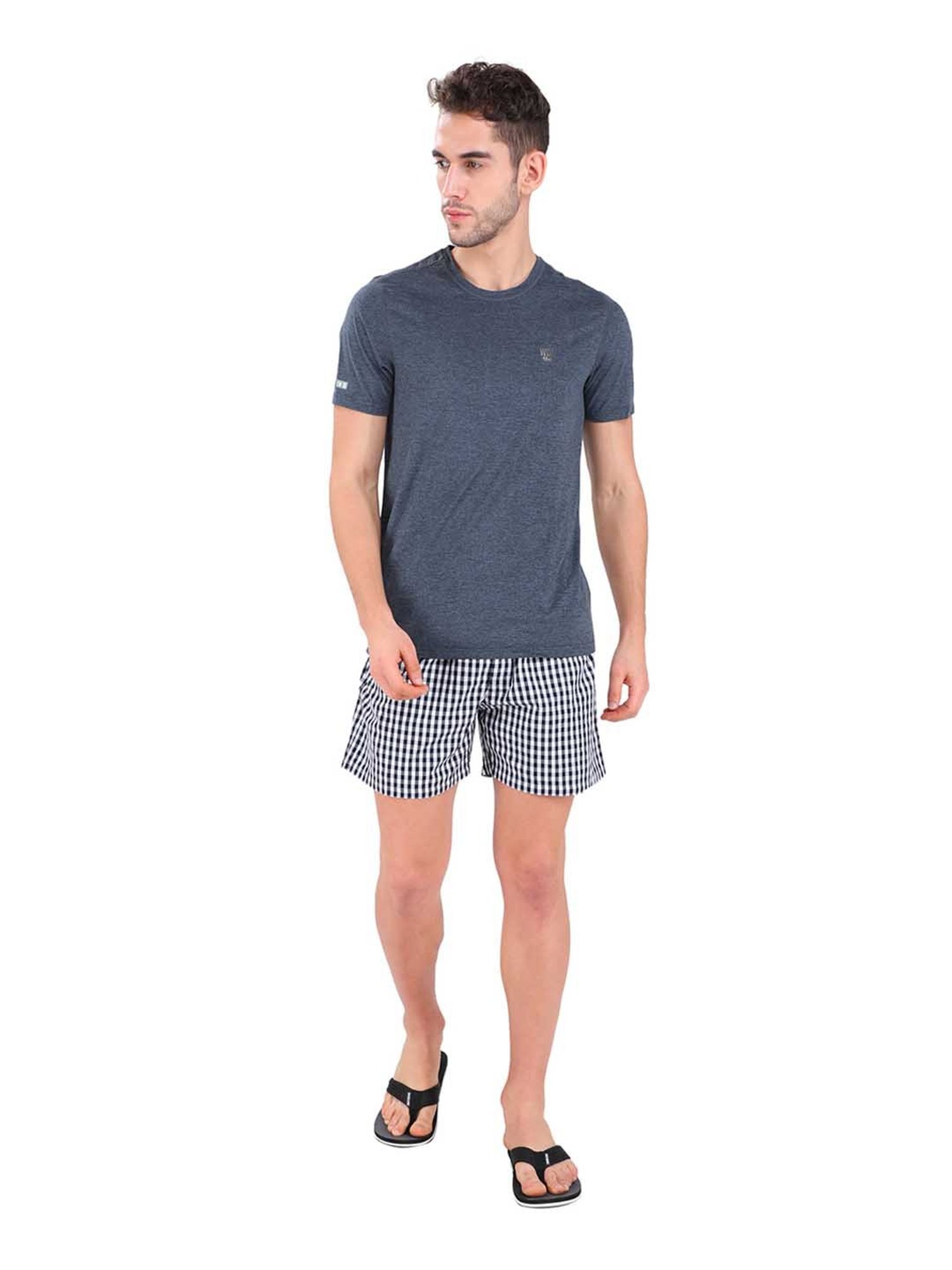 Woodland Black & White Regular Fit Boxers