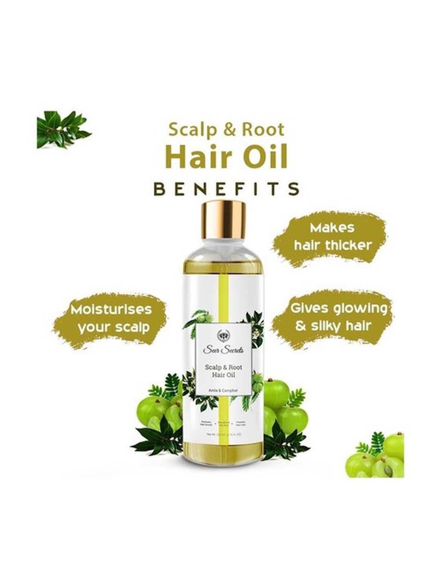 Cosmetofood Skinergy Bhring Amla Oil - 200 ml