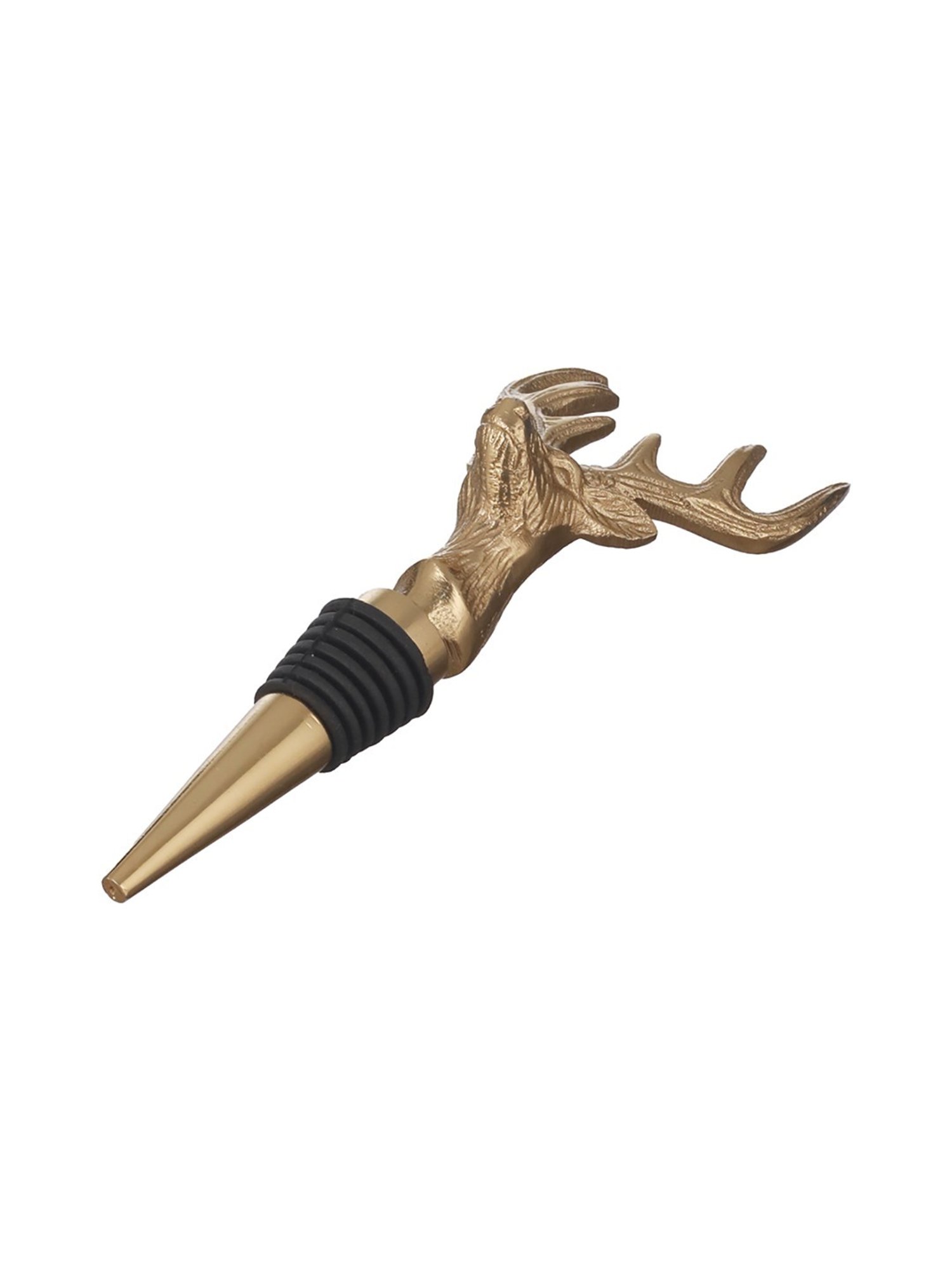 Trovea's Deer Design Golden Bottle Stopper