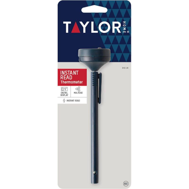 Taylor Digital Instant Read Pocket Thermometer Black