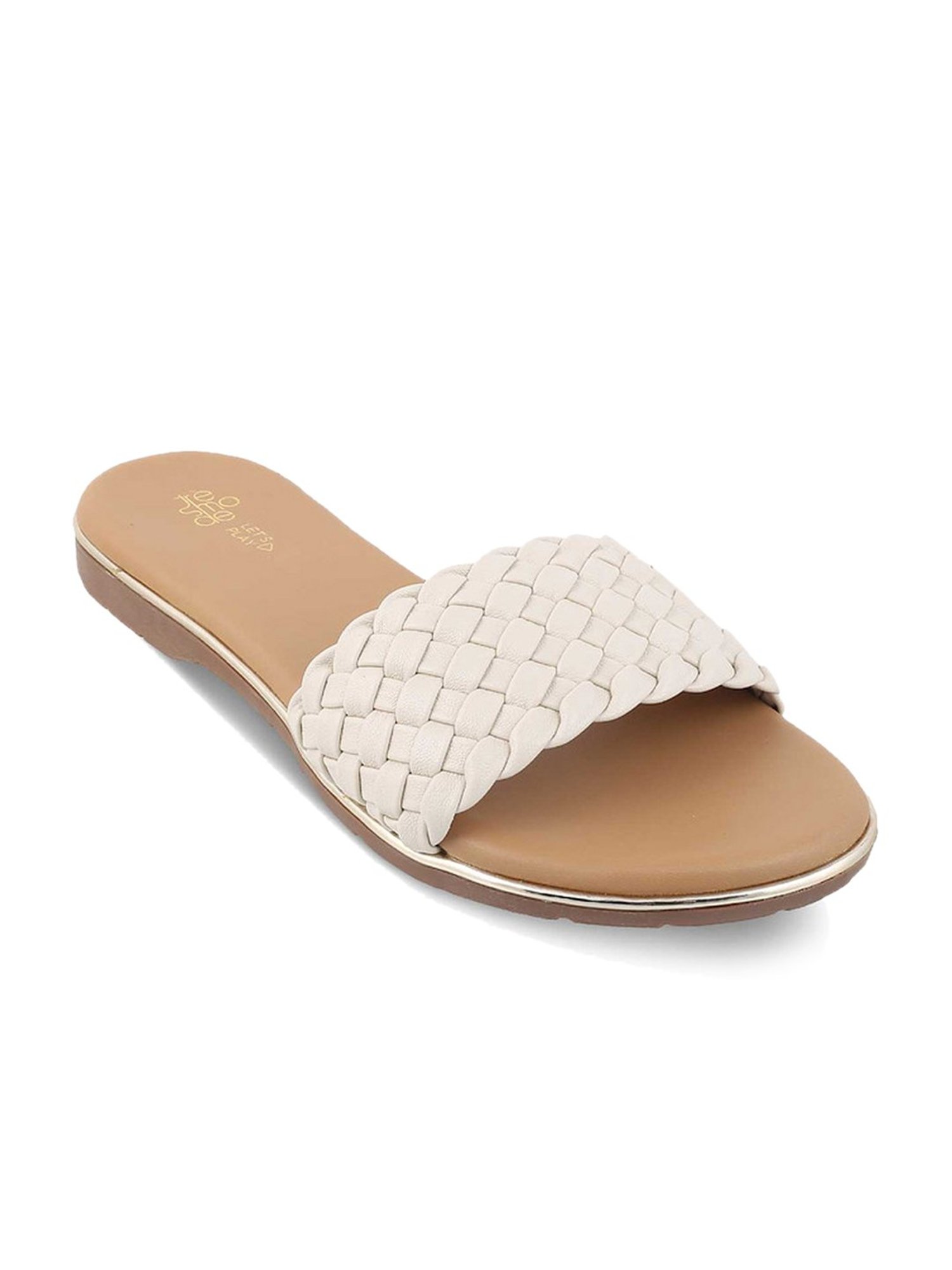Tresmode Women's Beige Casual Sandals