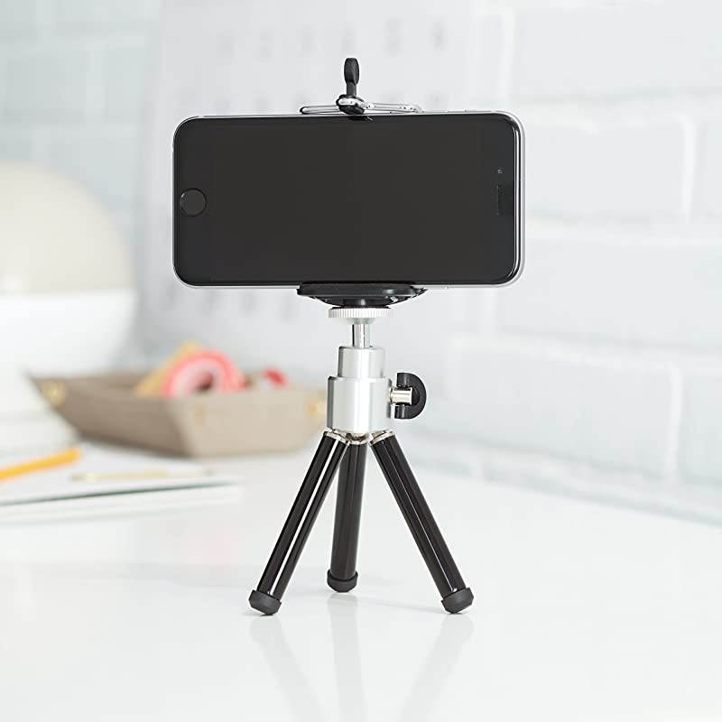 Lightweight Adjustable Mini Tripod Stand Pack of 4 5 75 Inches Black
