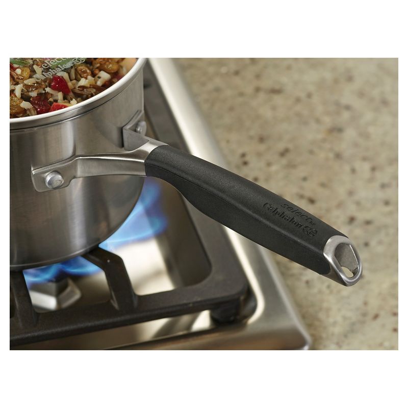 Select by Calphalon 3.5 Quart Stainless Steel Saucepan