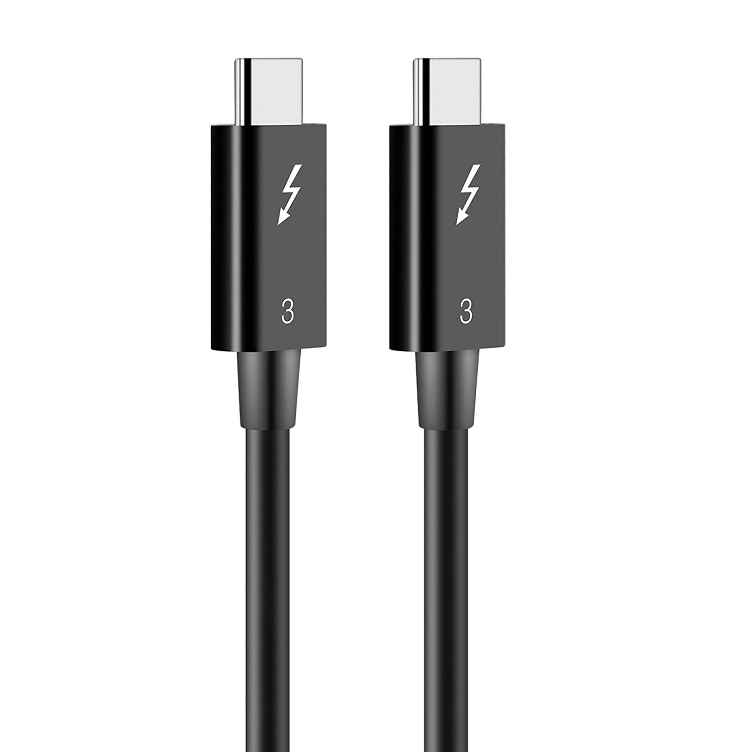 FVH Thunderbolt 2 Port Male to Male Video Data Cable for MacBook & SSD & Displays TB-004-WH