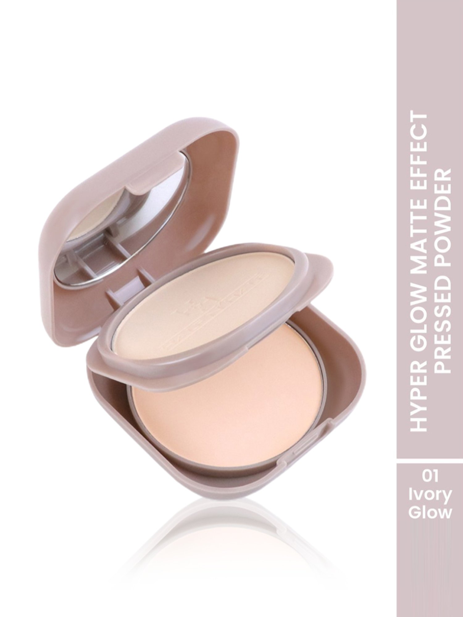 Half N Half Hyper Glow Matte Effect Pressed Powder 01 Ivory Glow - 20 gm