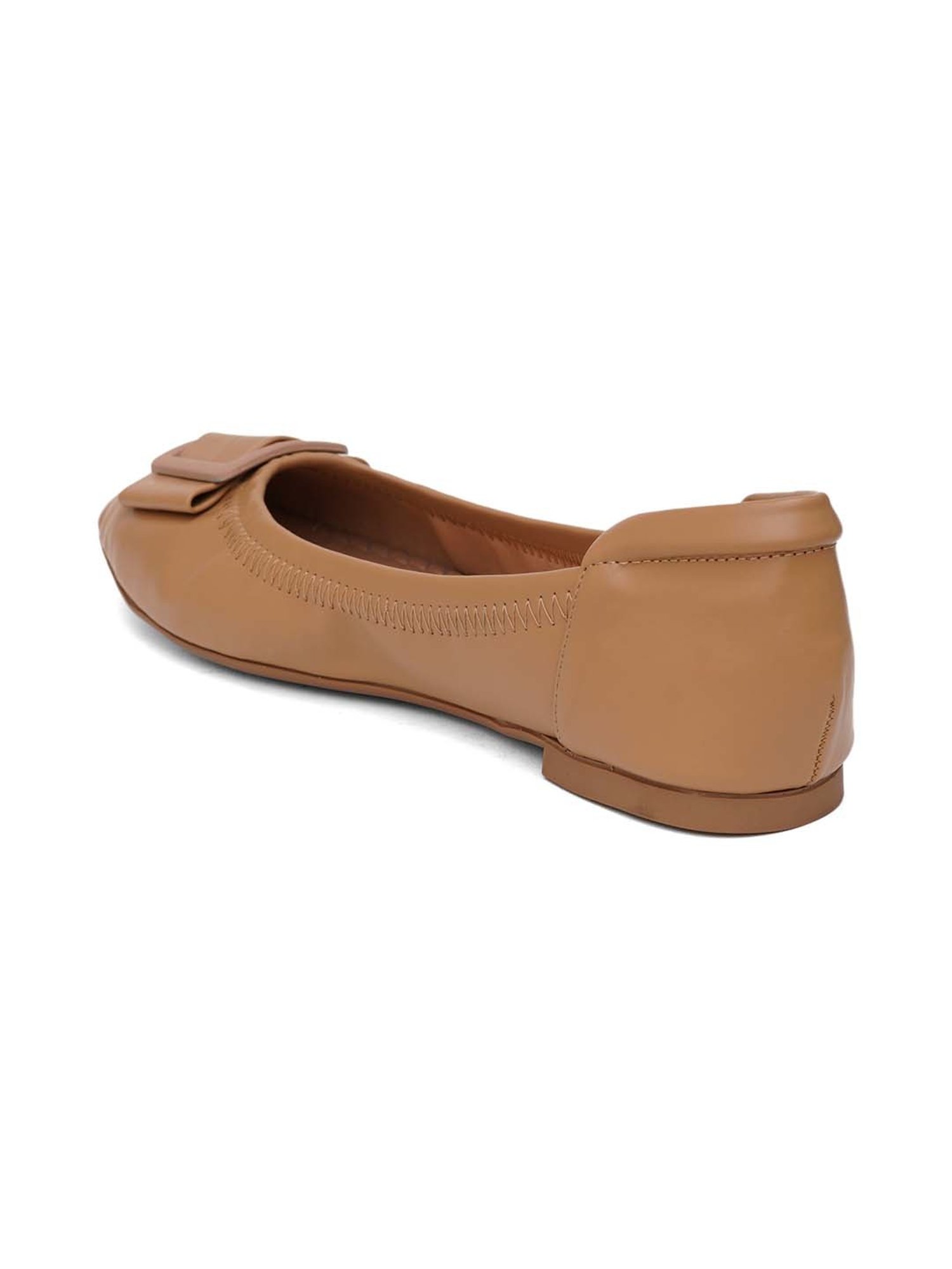 Sherrif Women's Tan Flat Ballets
